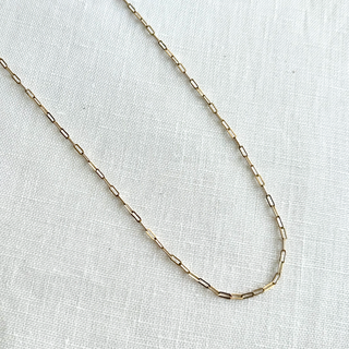 Delicate Paperclip Chain