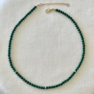 Tulum Malachite Necklace