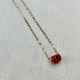 Coral Eye Necklace